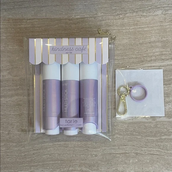 TARTE NIB Kindness Café Multistick Trio Cheek Soufflé in Latte, Cozy & Flamingo - Picture 2 of 10